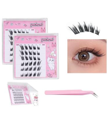 Dorolab Lashes Dorolab Dorolab Eyelashes Dorolab Self Adhesive Eyelashes No Glue Needed Dorolab Lashes for Eyelash Extensions (#A 2 SET)