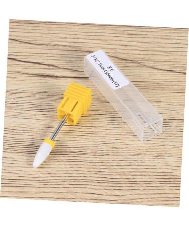 Ipetboom Gel Removal Remove Dead Skin Yellow Color Nail Kiy Nailflo Manicure Tool Finger Nails Nailifi Anti Rust Rust-resistant Yellowja Nail Drill Bits Polisher Grinding Head Nail Polish medium Yellow - Buy Online on GoSupps.com