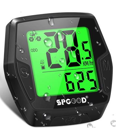 Buy SPGOOD Wireless Bicycle Computer - Accurate Tacho & Tachometer for Kids and Adults | International Shipping Available - Buy Online on GoSupps.com