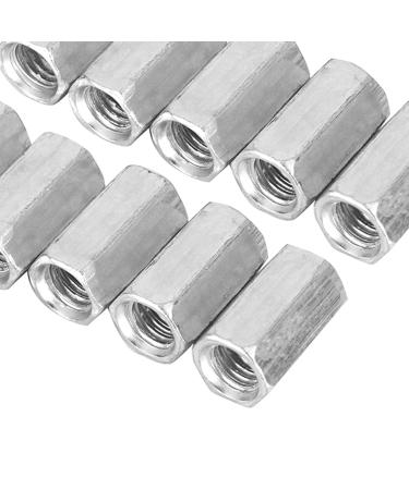 Long Rod Nuts Nuts Carbon Steel Nuts Threaded Nuts Screw Nuts Construction Nuts High Strength Nuts 10pcs M8 Long Rod Nut Hex Sleeve Nut Standoff Threaded Fasteners(Grey4) nuts long rod nut - Buy Online on GoSupps.com