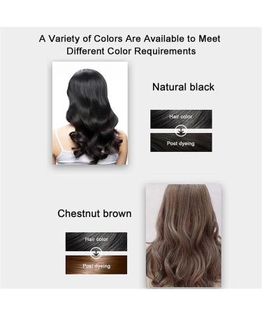 Plant Bubble Hair Dye Shampoo - Vegetable Hair Dye - Hair Coloring And Conditioning 3 Effects In 1 - Beirou BubblePure Plant Extract For Gray Hair Color Bubble Dye (coffee) - Buy Online on GoSupps.com