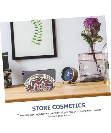 FOMIYES 12 STK Cosmetic Bag Set | Makeup Organizer & Travel Wallet | 4 Stylish Colors | Durable Polyester | 22x14x2cm - Buy Online on GoSupps.com