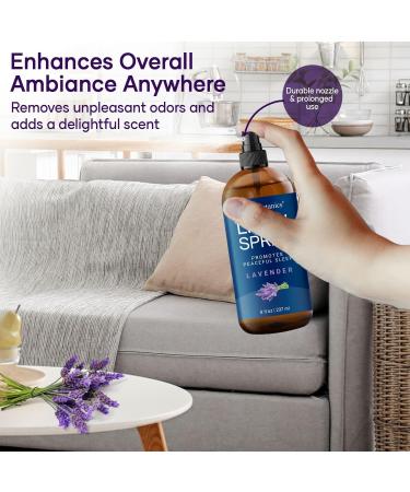Buy Lavender Linen Spray 8 fl oz | Refreshing Fabric Refresher & Pillow Spray for Bedding | Nexon Botanics - Ship Internationally - Buy Online on GoSupps.com