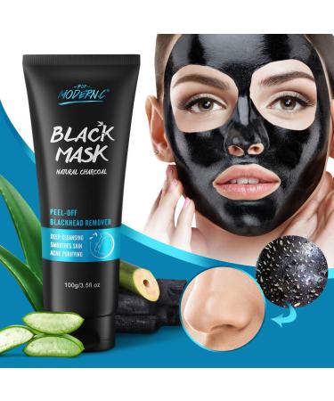 Blackhead Removal Mask 3.5oz with Bamboo Charcoal & Extractor Tools Kit - Skin Cleansing and Pore Control - Includes Mask Brush - Gift Idea - Buy Online on GoSupps.com