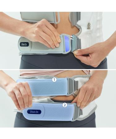Decompression Back Belt for Pain Relief 2024 | One-Touch Back Support Brace & Posture Corrector | Disk Dr. WG50 G2 - Upgraded Double Belt M/L - Buy Online on GoSupps.com