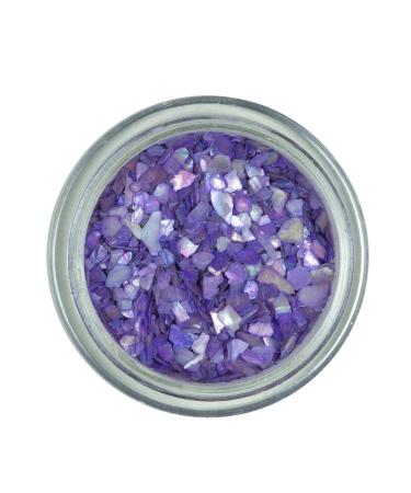 N&BF Nail Art Muschelspleter | Crushed Violet Shells for Gel & Acrylic Nails | Glitter Sea Shell Inlays - Buy Online on GoSupps.com