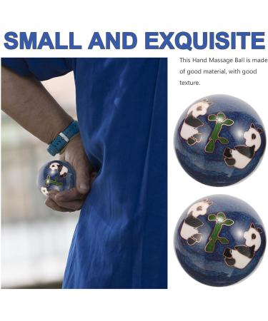 Iplusmile Emaille Baoding Balls - 2 Piece Obsidian Chinese Health Exercise Set with Gift Box | Trigger Point Massage & Handball - Buy Online on GoSupps.com