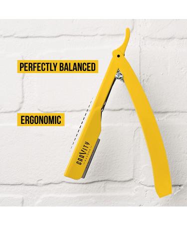 Professional Straight Razor Kit with 10 Gravity Premium Blades - 2mm Exposed Blade (The OG) - Buy Online on GoSupps.com