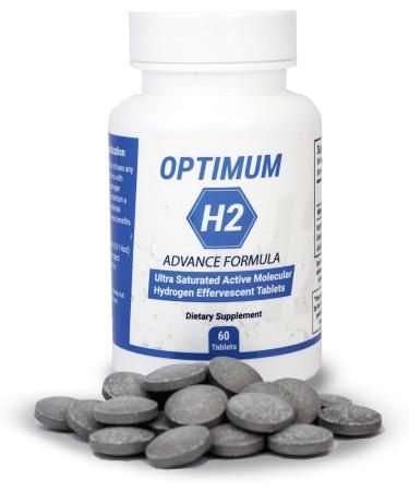Qlife Optimum H2 Water Fizzy Tablets with Magnesium for Energy Recovery - 60 Tablets - Buy Online on GoSupps.com