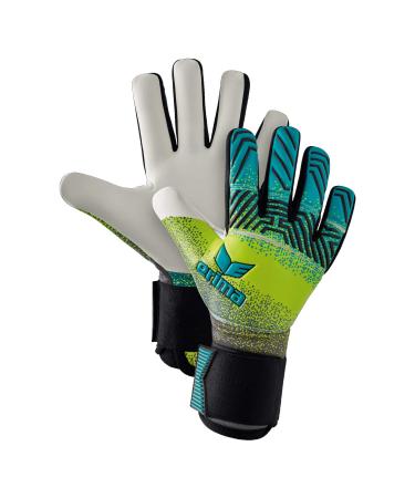Erima Flex Rd Robusto goalkeeper gloves 8.5 petrol/lime/black