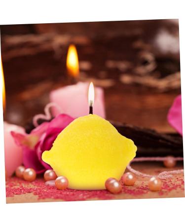 FRCOLOR Lemon Tea Candle - Relaxing Souvenir Candle for Girls | Korean Home Decor & Gifts | Paraffin Fragrance Oils - Buy Online on GoSupps.com