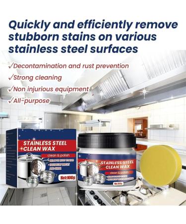 Magic Nanotechnology Stainless Steel Cleaning Paste Metal Rust Remover Powerful Metal Cookware Cleaning Paste Metal Polishing Paste 3pcs - Buy Online on GoSupps.com