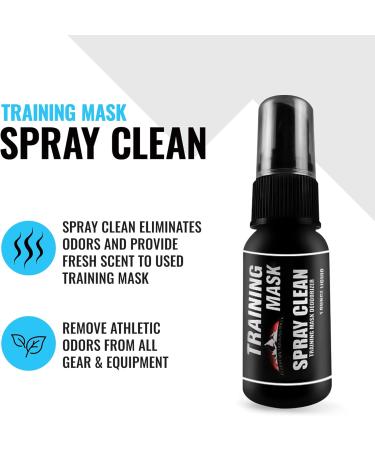 TRAININGMASK Training Mask Spray - Deodorizing Fabric Refresher for Face Masks & Gear | Fresh Scent | 1 fl oz - Buy Online on GoSupps.com