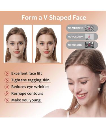 UbodyOasis 2-in-1 Face Lift Band and Tape for Lifting and Eliminating Wrinkles Invisible Make Up Tool - Beige - Buy Online on GoSupps.com