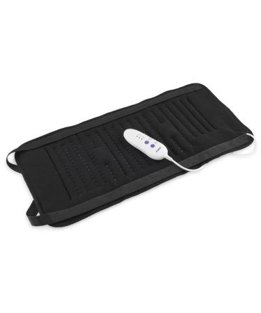Conair Comfort Vibrating Heating Pad for Back Pain Relief  Heating Pad for Neck and Shoulder  Menstrual Heating Pad for Cramps  Large Size 12 inch x 23.5 inch  3 Heat Settings w/Auto Off