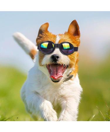 Luckxing Dog Sunglasses - UV Protection Dog Glasses with Adjustable Straps | Stylish Eye Protection for Your Pet - Buy Online on GoSupps.com