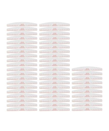 80/80 Grit Nail Files Coarse for Acrylic Nails Extension Gel Nails Curved Washable Reusable Manicure Tool for Professional Salon or DIY Nail Art