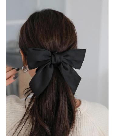 2pcs Hair Bows for Women and Girls in Cream/Black - Stylish Hair Ribbons for Hair - Buy Online on GoSupps.com