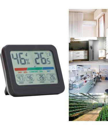 GLOMORA Digital Hygrometer & Thermometer | LCD Temperature & Humidity Monitor with Magnetic Back - Accurate Indoor & Outdoor Readings - Buy Online on GoSupps.com