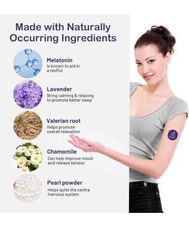 DEPOVTE Sleep Patches 60pcs Lavender and Chamomile Extra Strength Overnight Application (M Chamomile) Chamomile 0.02 g (Pack of 59) - Buy Online on GoSupps.com