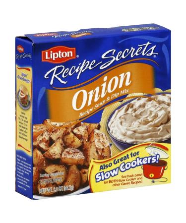Lipton Recipe Secrets Onion Recipe Mix 2 oz - 3 Pack | Savory Blend for Delicious Dishes - Buy Online on GoSupps.com