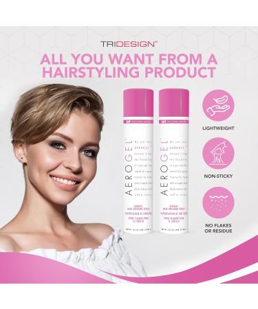TRI Design Haircare Bundle: Aerogel Volumizing & Flexible Hold Hairspray + Covert Control Fast-Drying & Humidity-Resistant Hairspray For All Hair Types Lightweight & Non-Sticky Finish - Buy Online on GoSupps.com