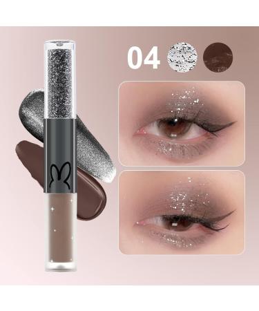 Erinde 3PCS Liquid Glitter Matte Eyeshadow & Eyeliner Set | Korean Shimmer & Matte Cream Eyeshadow | Christmas Eye Makeup | Long Lasting Formula - #02 - Buy Online on GoSupps.com