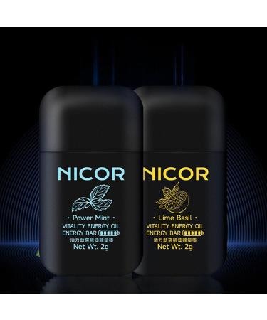 Nose Inhalators with Essential Oils | Vitality Energy Oil | Aromatherapy Stick Set - 4 Stimulating Flavors for Energy & Wellness - Buy Online on GoSupps.com