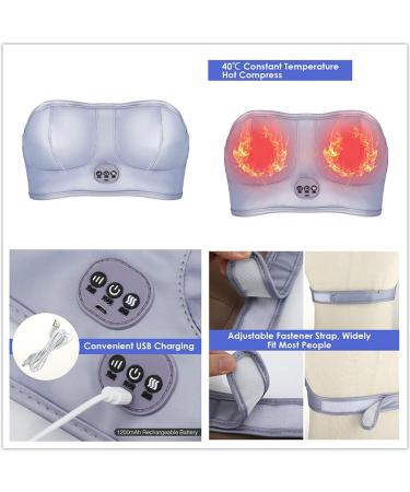 Smart Constant Warming Bra | 3 Gears Breast Care Equipment | Bust Lift Machine - Pink Straps - Buy Online on GoSupps.com