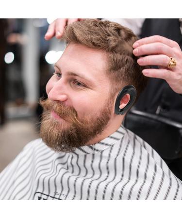 Lurrose 2 Pairs Silicone Hair Dye Ear Cover - Waterproof Ear Protector Caps for Salon & Home Hairdressing (Black) - Buy Online on GoSupps.com