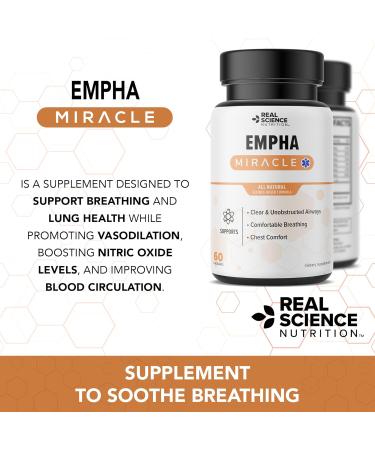 Empha Miracle Breathe Easy: Natural Supplement for Respiratory Health - Buy Online on GoSupps.com
