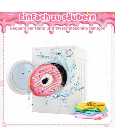 Adjustable Soft Cat Collar | Anti-Bite Protective Donut Collar for Kittens & Puppies | Post-Surgery & Injury Relief (Rosa-L) - International Shipping Available - Buy Online on GoSupps.com