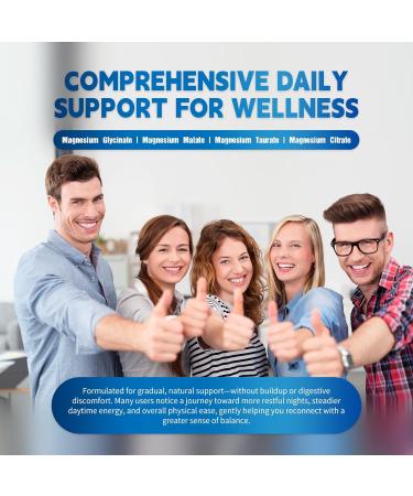 Lumine Organics Magnesium Complex Supplement 1000mg- Advanced 8-in-1 Magnesium Blend - Glycinate Citrate Malate Taurate etc. High Absorption Formula Non-GMO 90 Capsules (1) - Buy Online on GoSupps.com