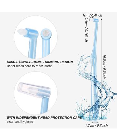 Interdental Brushes & Tooth Stain Remover Kit - 12 Piece Set for Implants and Detail Cleaning - Buy Online on GoSupps.com