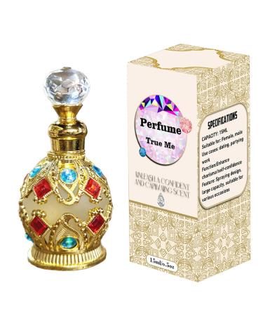 Women's Fragrance Crown of Luxury Perfume Sensual Long Lasting Eau De Parfum Captivating Body Mist Suitable for All Skin Types Perfume Gift for Women 15ml One Size Gold