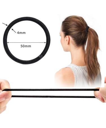 Ithyes 32Pcs Hair Bands for Women Thick Hair 4mm Elastic Hair Ties for Girl Black Hair Band Ponytail Holders Hair Bobbles for Girls Men Rubber Bands for Hair Hair Accessories Scrunchies for Women - Buy Online on GoSupps.com