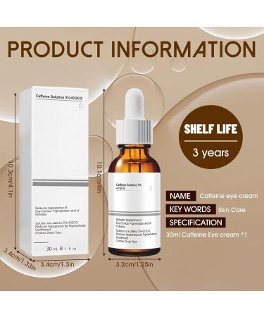 Serum Yeux Contour des Yeux Anti Rides Cafeine Contour des Yeux Caf ine 5% + Egcg serum Contour des Yeux serum yeux Anti Cernes et Poche limine les Poches Sous les yeux - Buy Online on GoSupps.com