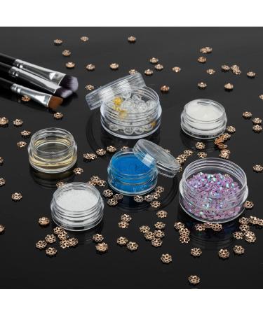 ZEJIA 3g Sample Containers with Lids - 25 Pack Clear Lip Balm Cosmetic Jars - Buy Online on GoSupps.com