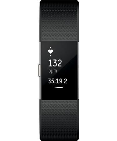 Fitbit Charge 2 Heart Rate + Fitness Wristband - Black, Large (US Version) - 1 Count - Buy Online on GoSupps.com