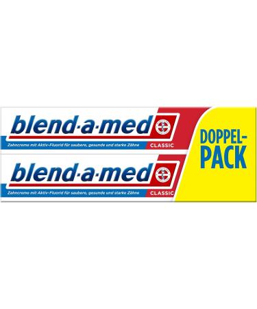 Buy Blend-a-med Classic Toothpaste Duopack 75ml - Whitening Fresh Breath International Shipping Available - Buy Online on GoSupps.com