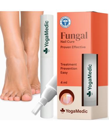 YogaMedic Nail Fungus Pen Quick Treatment Against Fungal Infection Patented Active Ingredient Proven Effect Anti Fungal Nail Aid Solution for Toenail Fungus Nail Fungal Infection