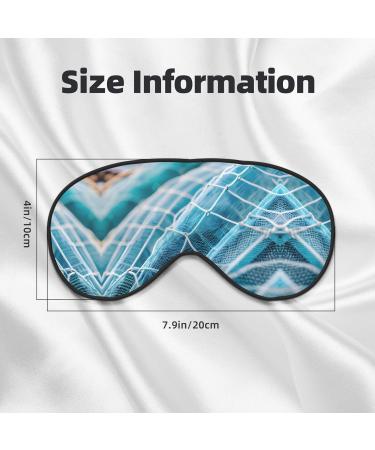 Coastal Fishing Net Eye Mask - Soft Breathable Sleep Patch for Women | Perfect for Travel & Relaxation - Buy Online on GoSupps.com