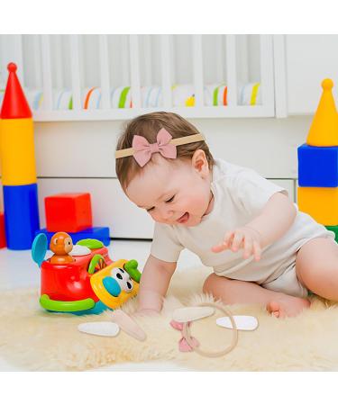 12-Piece Toddler Hair Accessories Set | Cute Head Cover Looped Hair Ties & Printed Clips for Newborns & Babies | International Shipping - Buy Online on GoSupps.com