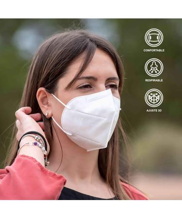 Mask Box Set: 10 Masks + Storage Solution for On-the-Go School & Office - White - Buy Online on GoSupps.com