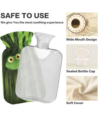 Buy Frog Bamboo Hot Water Bottle for Pain Relief - 2L Cover - Perfect for Sports Injuries - International Shipping - Buy Online on GoSupps.com