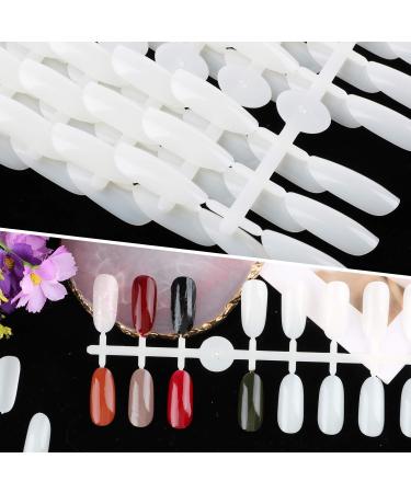 Flofia 240 Nail Art Tips Display - Practice & Presentation Compartment for Nail Polish - Natural Color - Buy Online on GoSupps.com