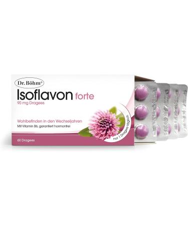 Dr B hm Isoflavon 90 mg Forte Coated Tablets - 60 Tablets | International Shipping Available - Buy Online on GoSupps.com