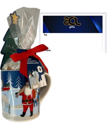 Mini Hot Chocolate Mug Gift Set | Instant Hot Chocolate Powder & Marshmallow Mug Set | Hot Chocolate Kit | Santa Christmas Mug Hot Chocolate Gift Set | Christmas Themed Hot Chocolate Mug Gift Set - Buy Online on GoSupps.com