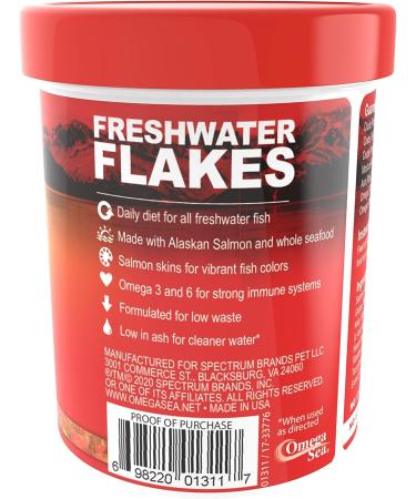 Omega One Freshwater Flakes 28 g / 140 ml - Buy Online on GoSupps.com