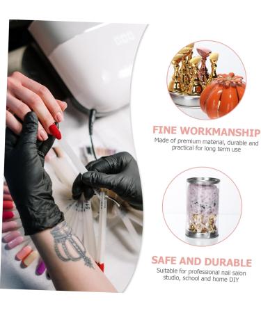 POPETPOP 4 Sets Nail Holder Nail Display Stand Magnetic Small Beard Comb Tool Stand Nail Art Training Stand Fake Nail Tip Stand Manicure Metal Ceramics Exercise Rack - Buy Online on GoSupps.com